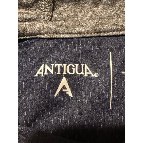 Buffalo Bills Antigua NFL Hooded Sweatshirt Gray/Navy Mens XL Polyester Sportswe - Picture 6 of 15